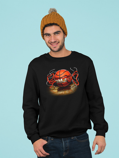 Basketball Biting Hoodie or Sweatshirt -Tom Wood Designs