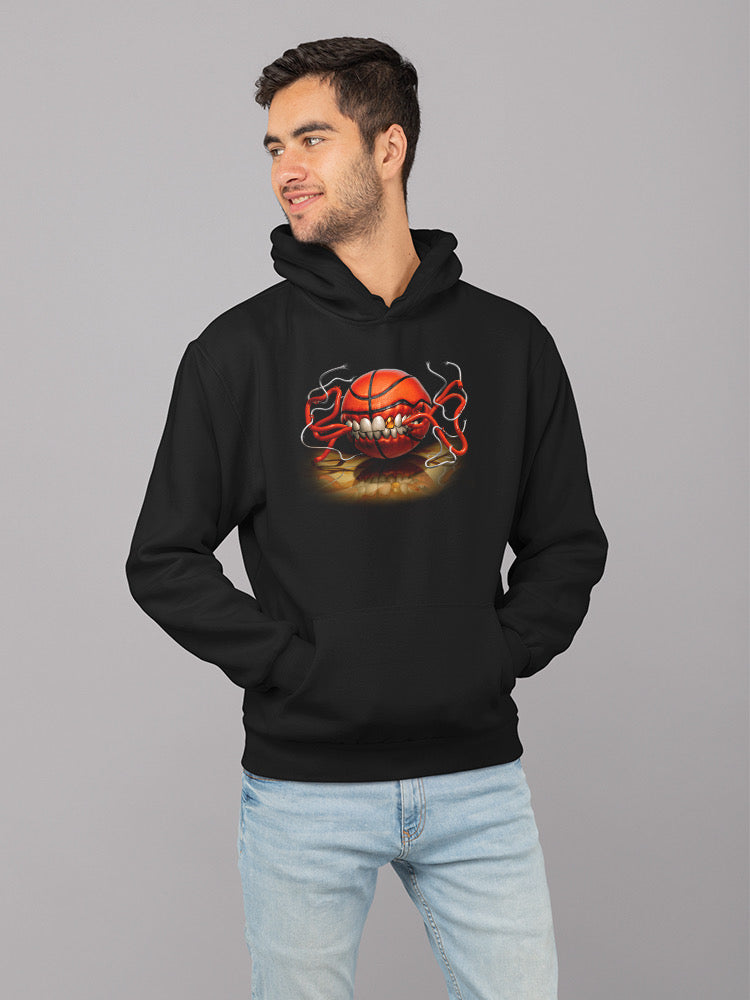 Basketball Biting Hoodie or Sweatshirt -Tom Wood Designs