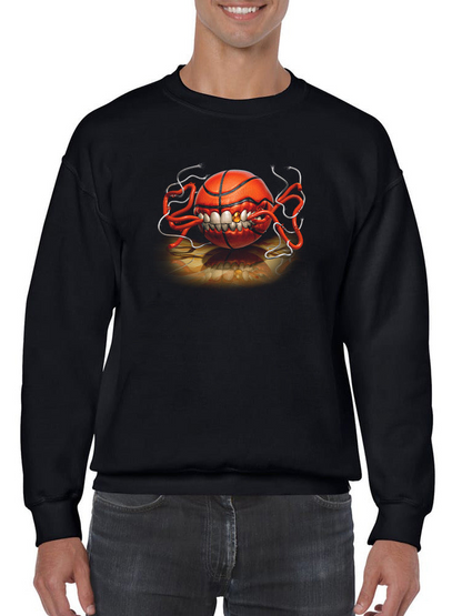 Basketball Biting Hoodie or Sweatshirt -Tom Wood Designs