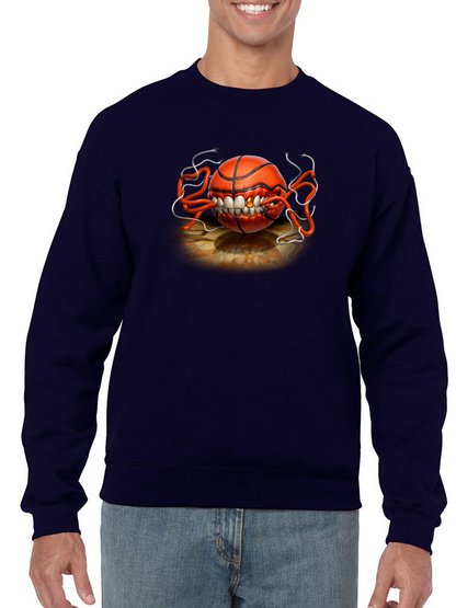 Basketball Biting Hoodie or Sweatshirt -Tom Wood Designs