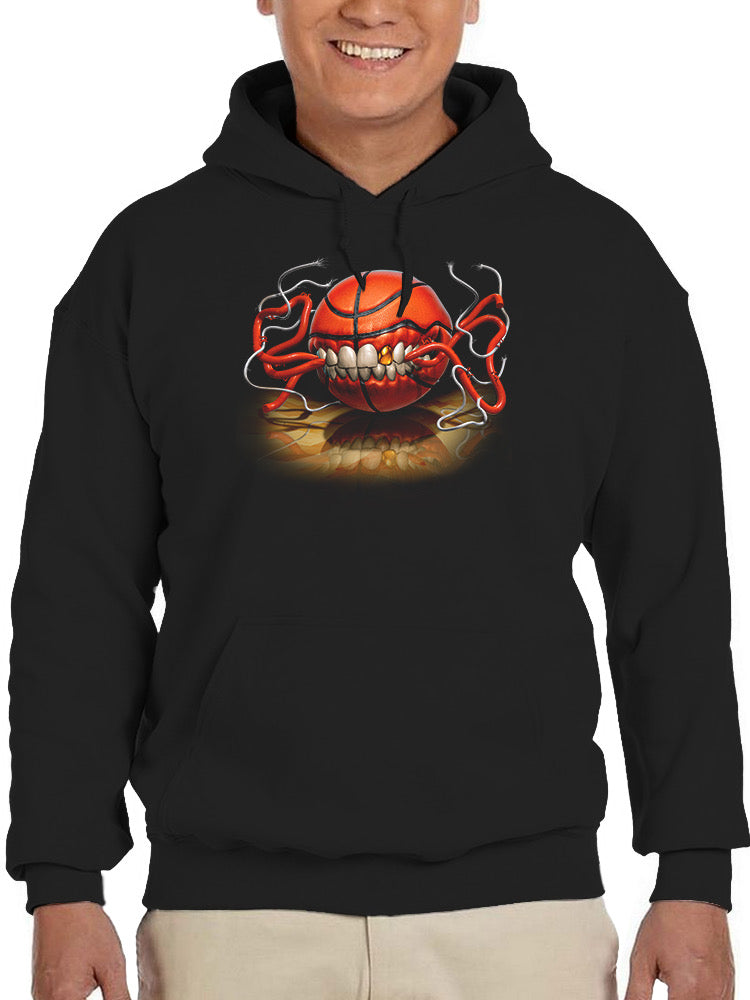 Basketball Biting Hoodie or Sweatshirt -Tom Wood Designs