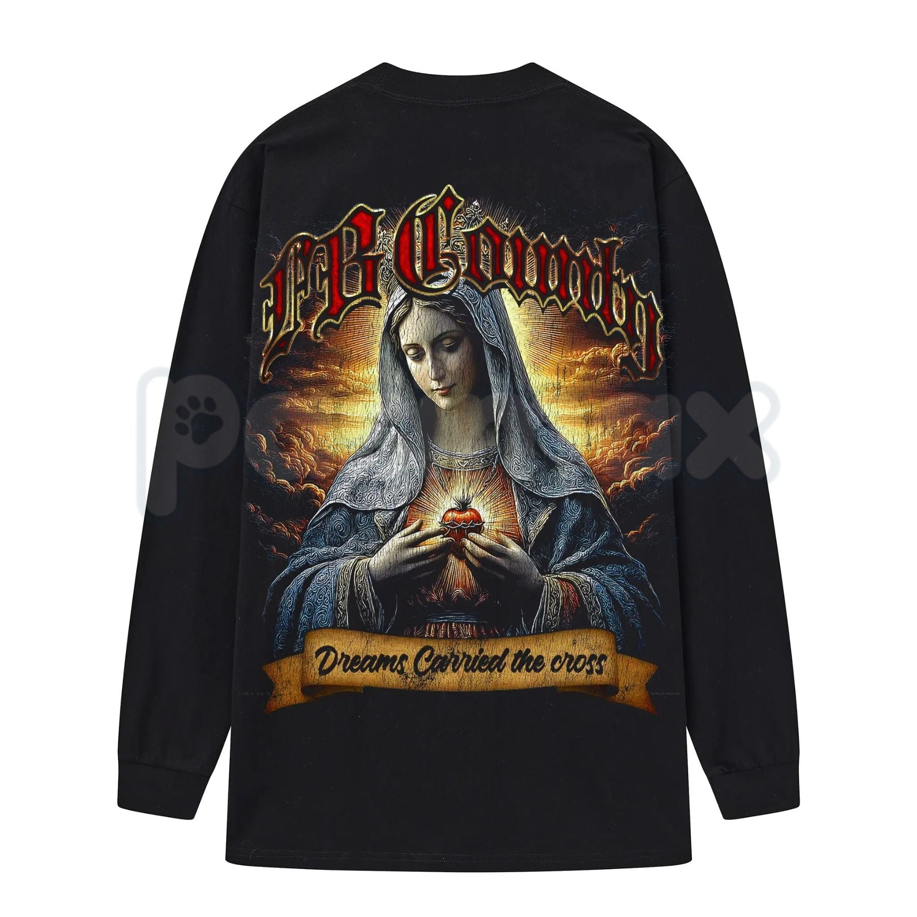 FB County Graphic Long Sleeve Tee – Authentic West Coast Streetwear, Premium Gildan 5400 Heavy Cotton Long Sleeve
