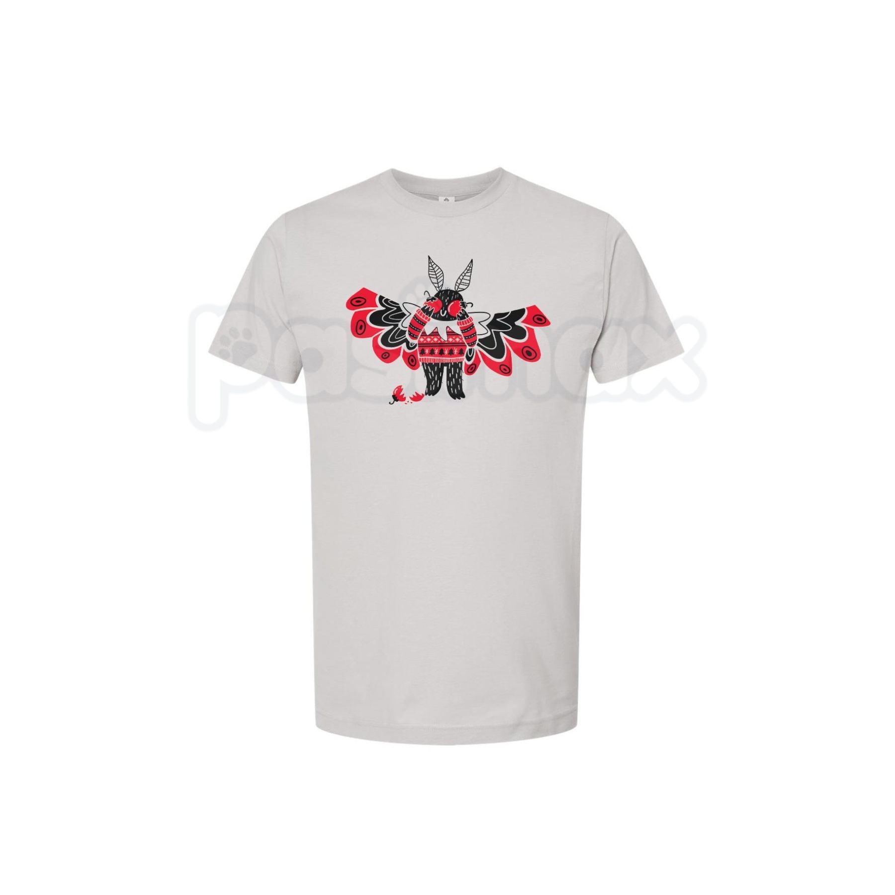 Christmas Mothman T-Shirt - Festive Cryptid Holiday Tee, Point Pleasant Xmas Apparel, Unique Goth Christmas Gift