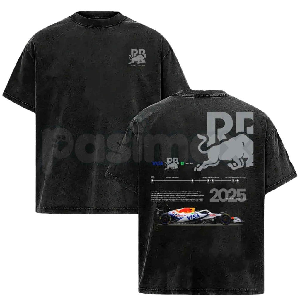 Men's Vintage Open Wheel Racing T-Shirt – Retro Grand Prix Graphic Tee, Washed Lightweight Cotton Motorsport Streetwear Top