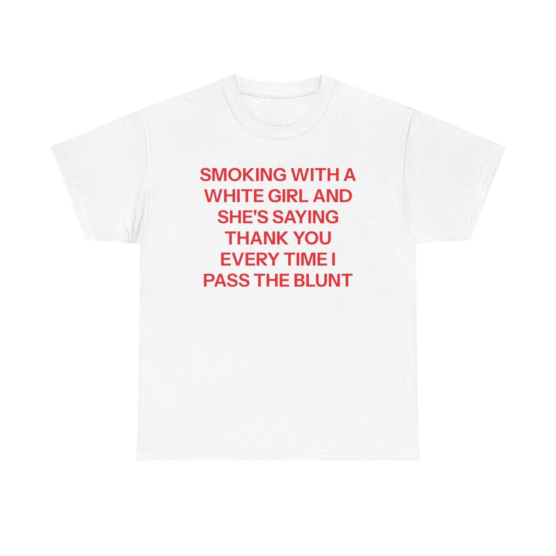 "She's Saying Thank You" T-Shirt - Funny Internet Meme Tee, Viral Humor Graphic Shirt
