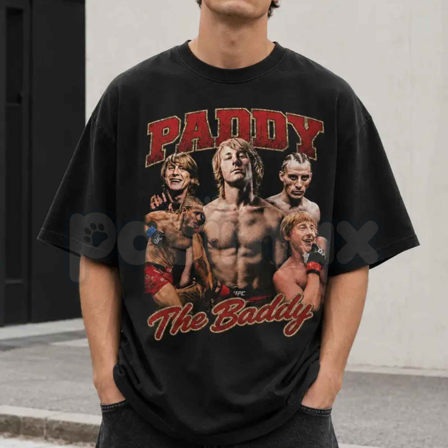 Paddy The Baddy UFC Graphic T-Shirt – Vintage MMA Fight Night Unisex Cotton Tee