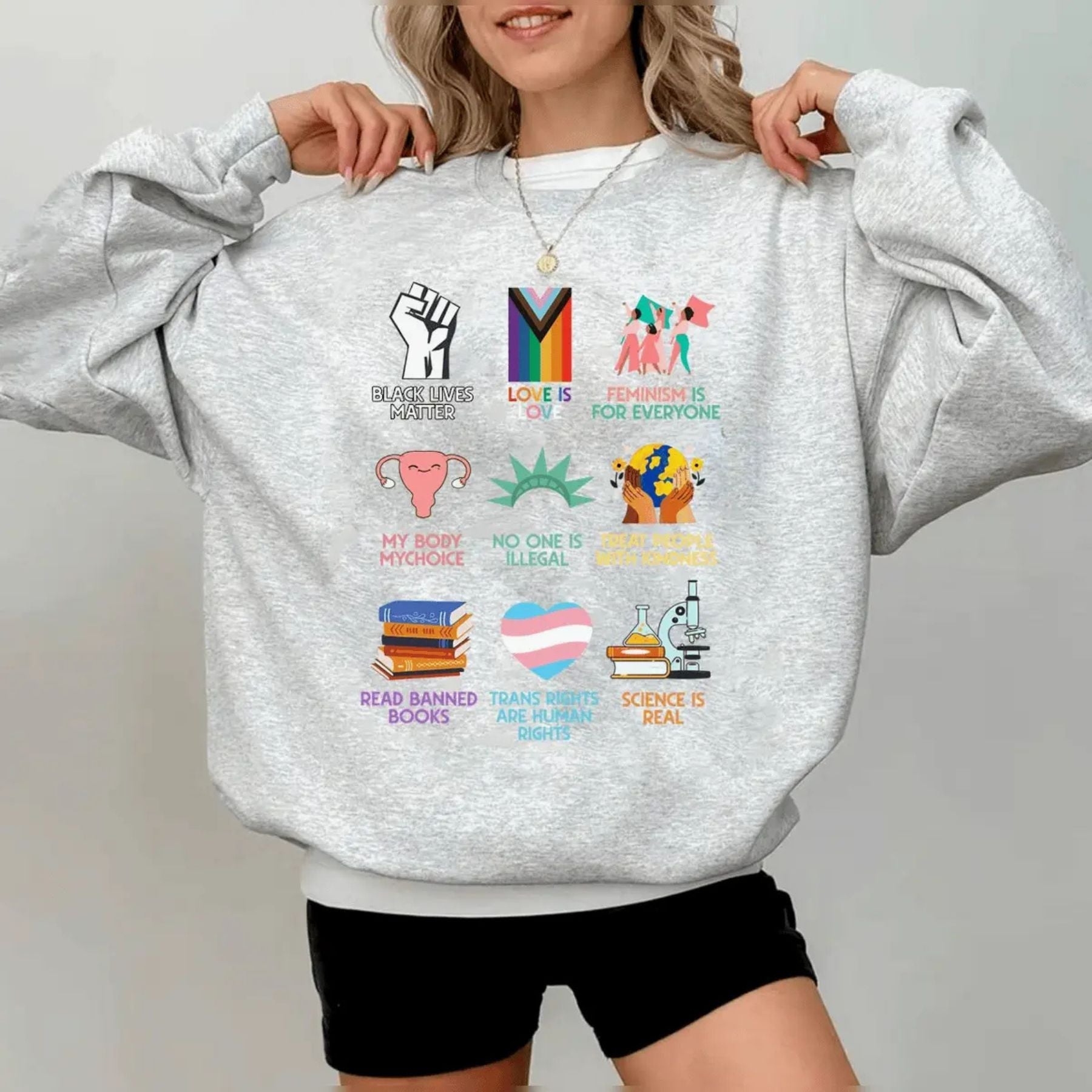 Idaho Teacher "Everyone is Welcome Here" Sweatshirt – Inclusion & Equality Top