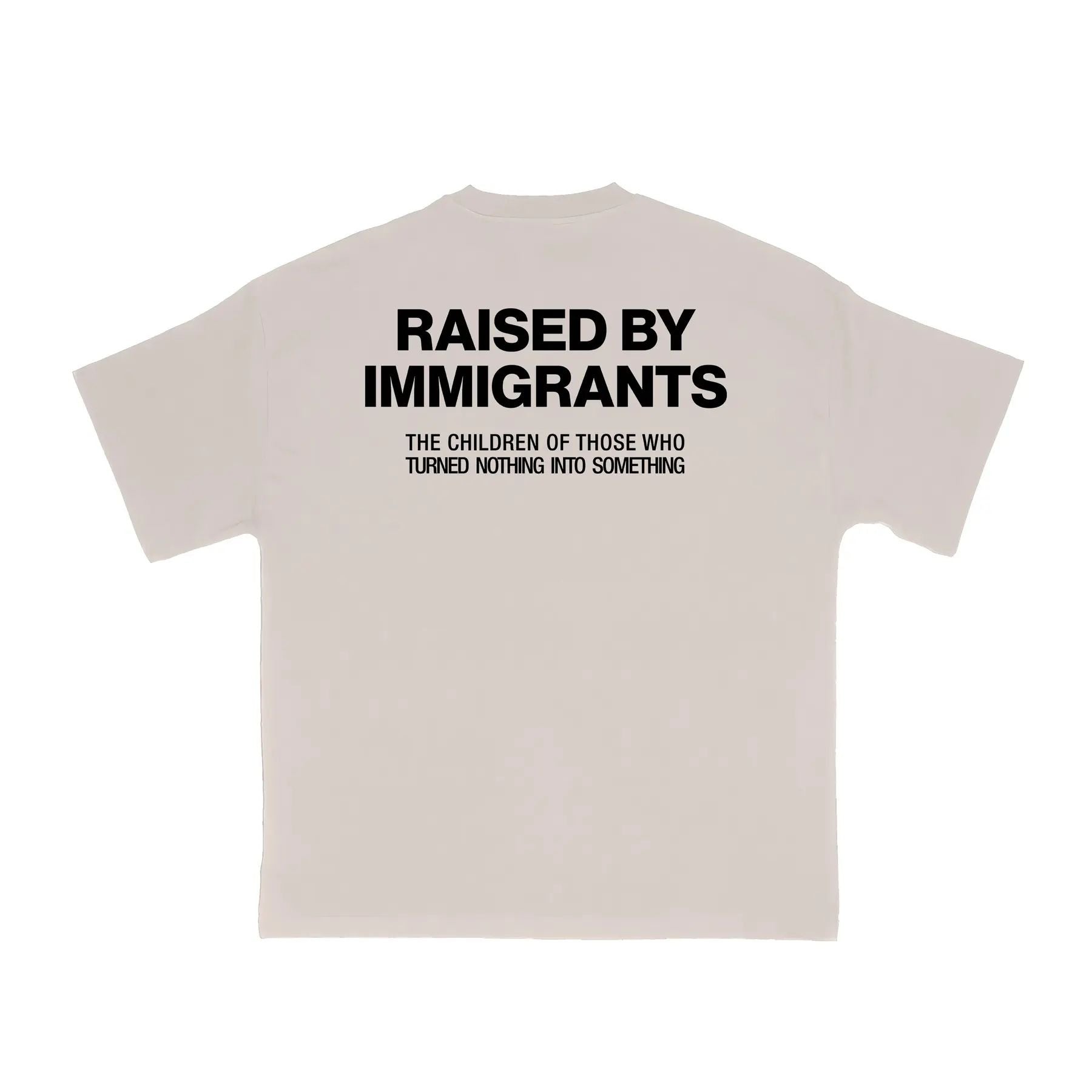 "Raised by Immigrants" Statement Tee - Empowering T-Shirt, Mexican Heritage Apparel