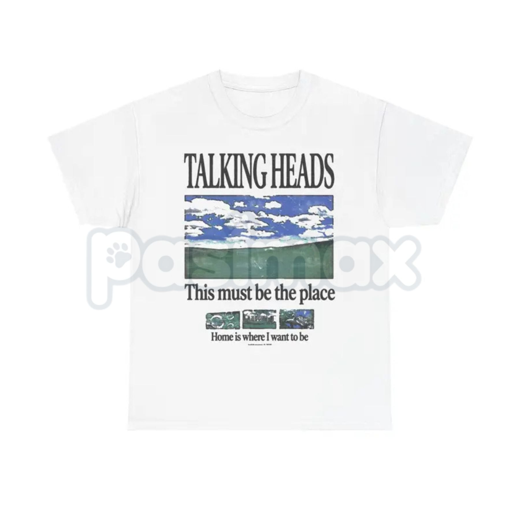 Talking Heads Graphic T-Shirt - "This Must Be the Place" Lyric Tee, Retro 80s Rock Inspired Shirt, Naive Melody New Wave Apparel, Vintage Concert Style Music Top, Alternative Rock Fan Gift