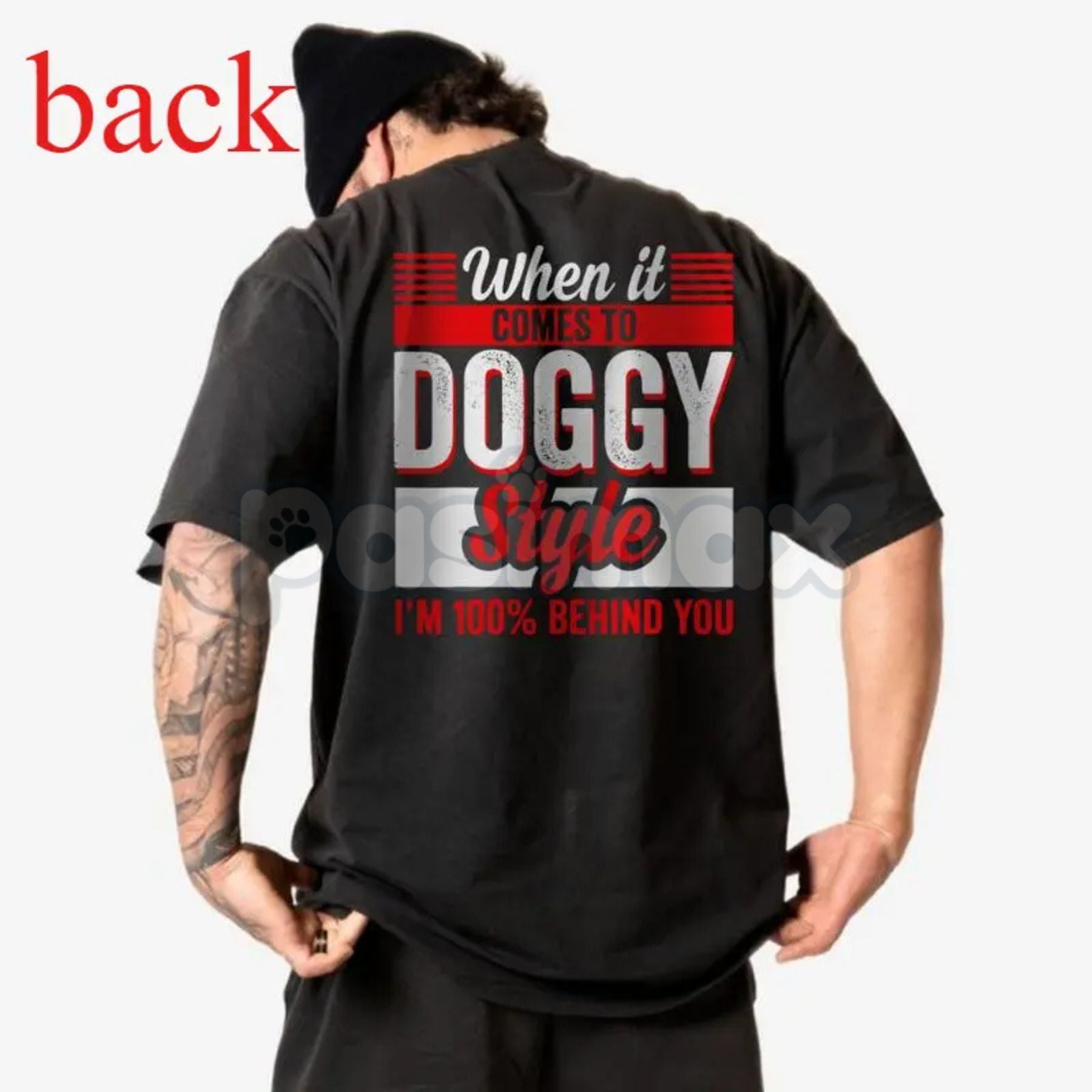 "When It Comes To Style" Graphic T-Shirt – Back-Sided Printed Letter Crewneck, Hoodie & Sweatshirt