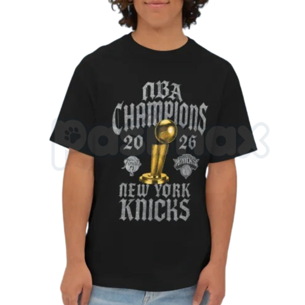 New York Knicks NBA Champions T-Shirt – Knicks Nation Victory Celebration Novelty Graphic Tee