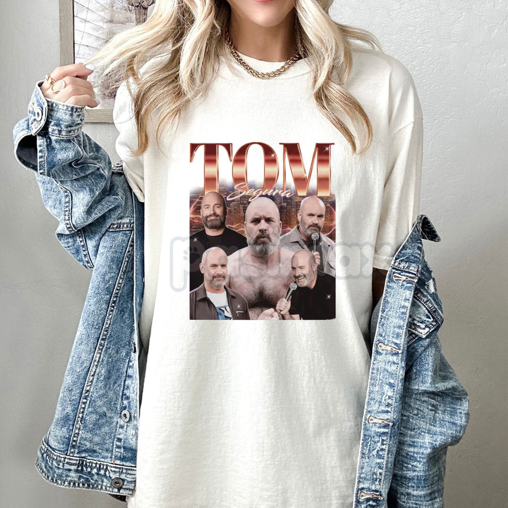 Retro TOM SEGURA Homage T-Shirt - Comedian Stand-Up Star Tee, Vintage Tom Segura Fan Merch, Unisex Comedy Streetwear