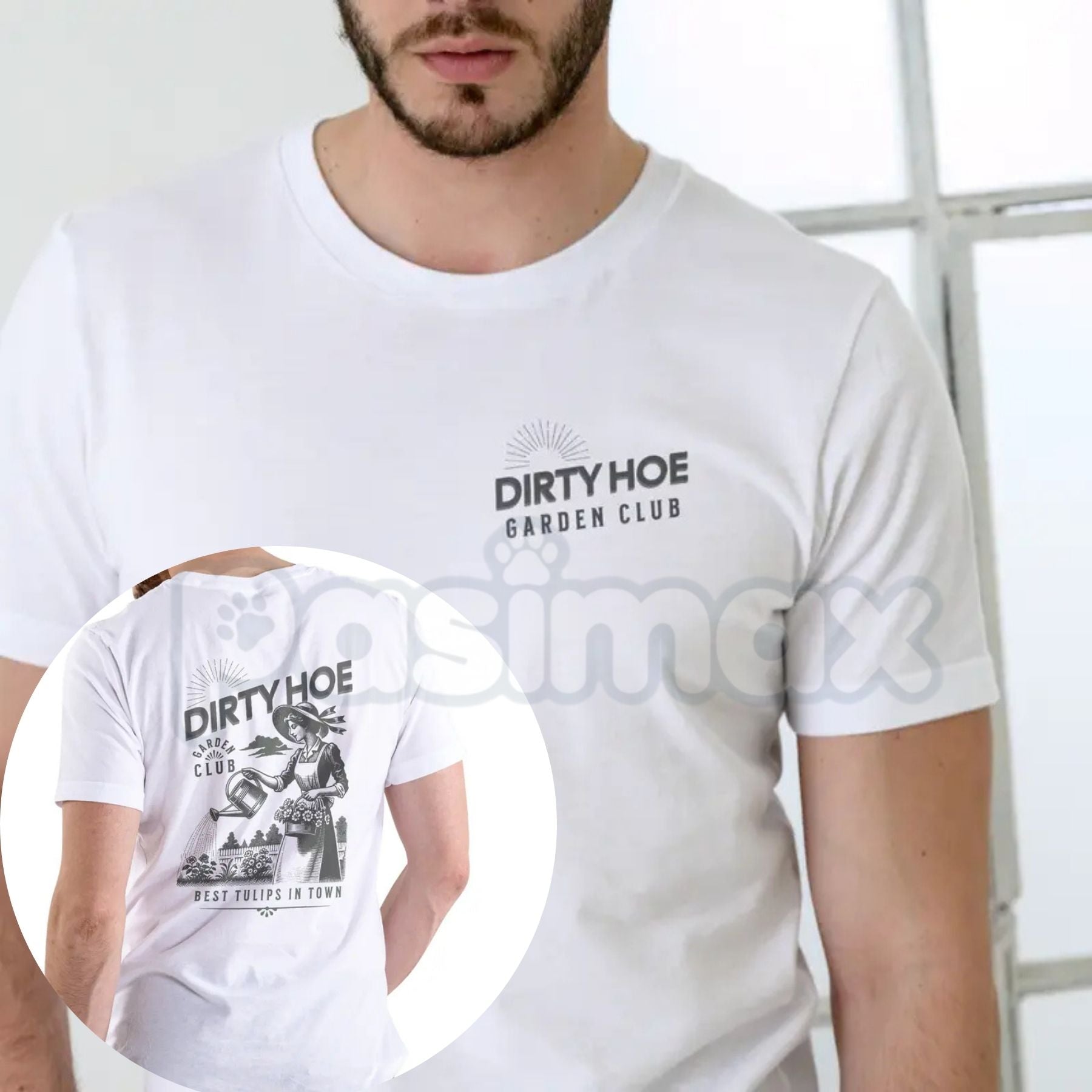 "Dirty Hoe Garden Club" T-Shirt – Funny Innuendo Gardening Graphic Tee