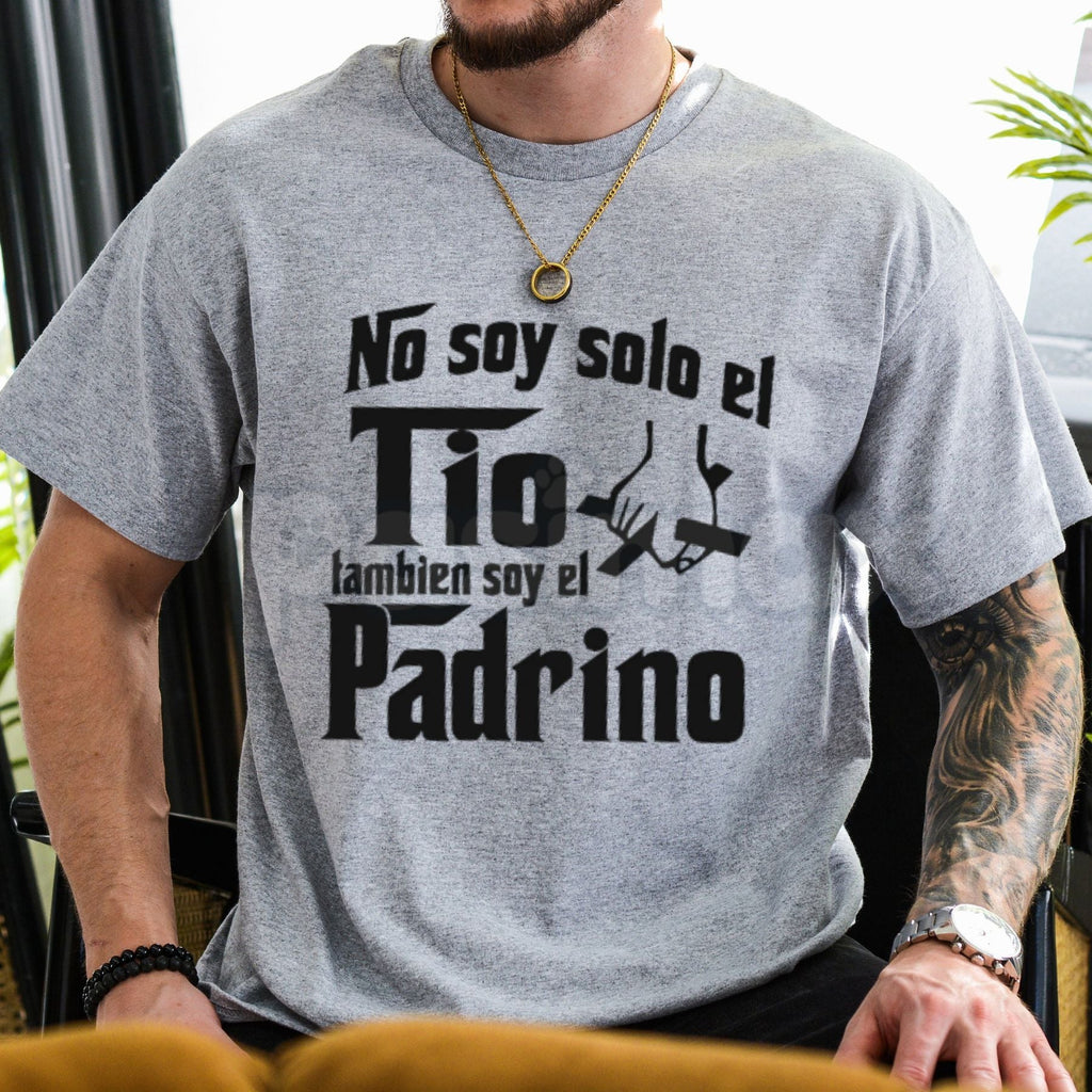 "No Soy Solo El Tío, También Soy El Papá" Graphic T-Shirt – Funny Spanish Father’s Day Tee, Premium 100% Cotton Hispanic Dad Top, Soft Lived-In Heavyweight Family Pride Shirt, Made in USA