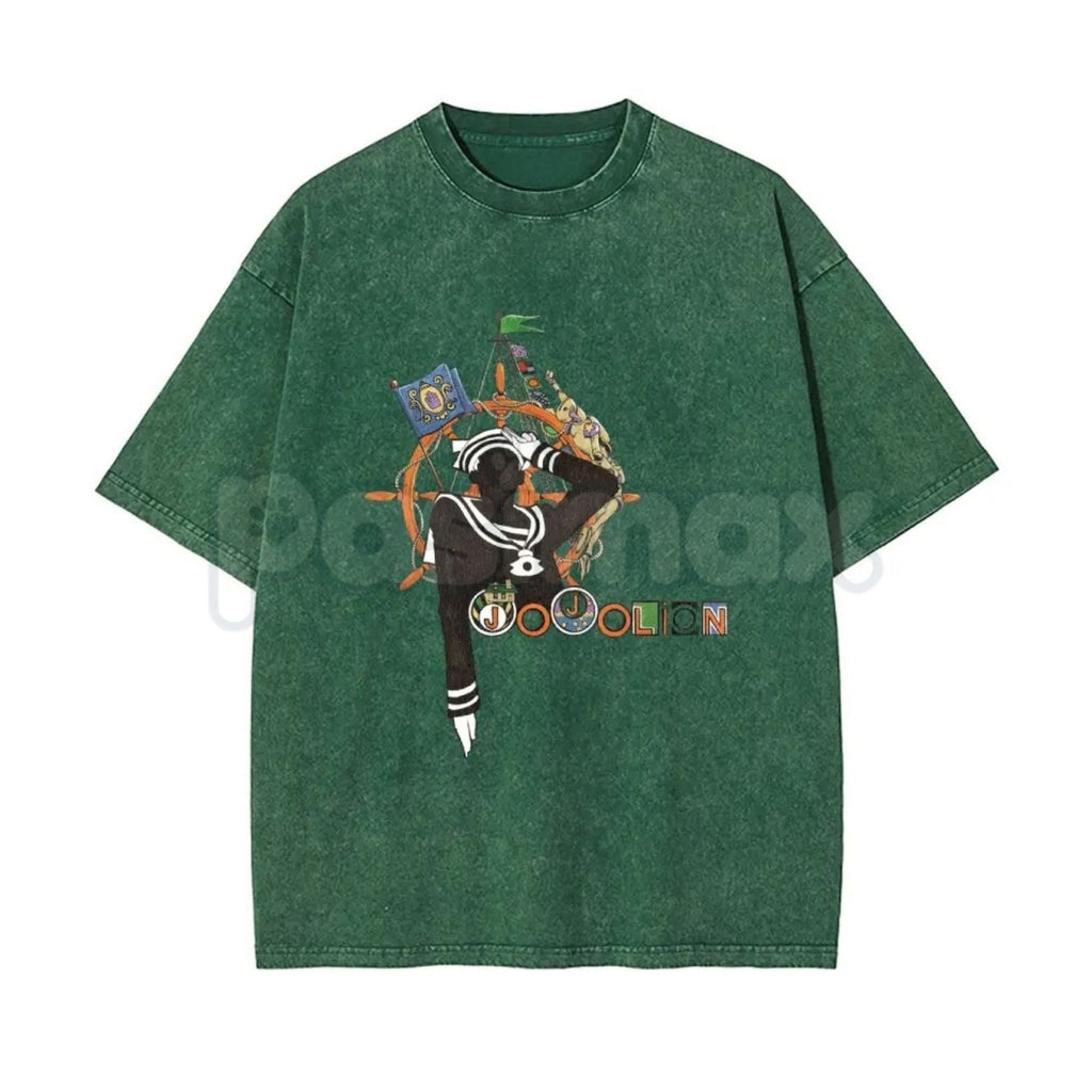 Josuke Higashikata Jojolion Tee – JoJo's Bizarre Adventure Part 8 Retro Wash Cotton Unisex Graphic Shirt