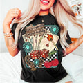 Life is a Gamble Shirt – Retro Turquoise Western Graphic Hoodie & Wild West Country Sweatshirt