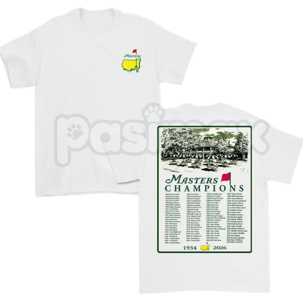 2026 Masters Tournament Augusta T-Shirt – 90th Masters Champions Graphic Tee, Premium 100% Cotton Golf Heritage Top, Soft Lived-In Heavyweight Augusta Commemorative Shirt, Made in USA