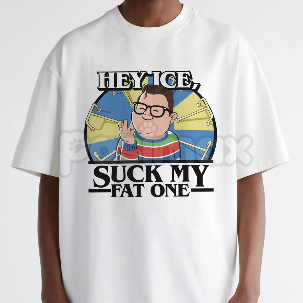 "Hey Ice Such My Fat One" Funny Meme T-Shirt - Derek Viral Video Graphic Tee, Classic Internet Humor Shirt, Ironic Retro Meme Apparel, Premium Heavyweight Unisex Sarcastic Top, Nostalgic 2010s Internet Culture Gift