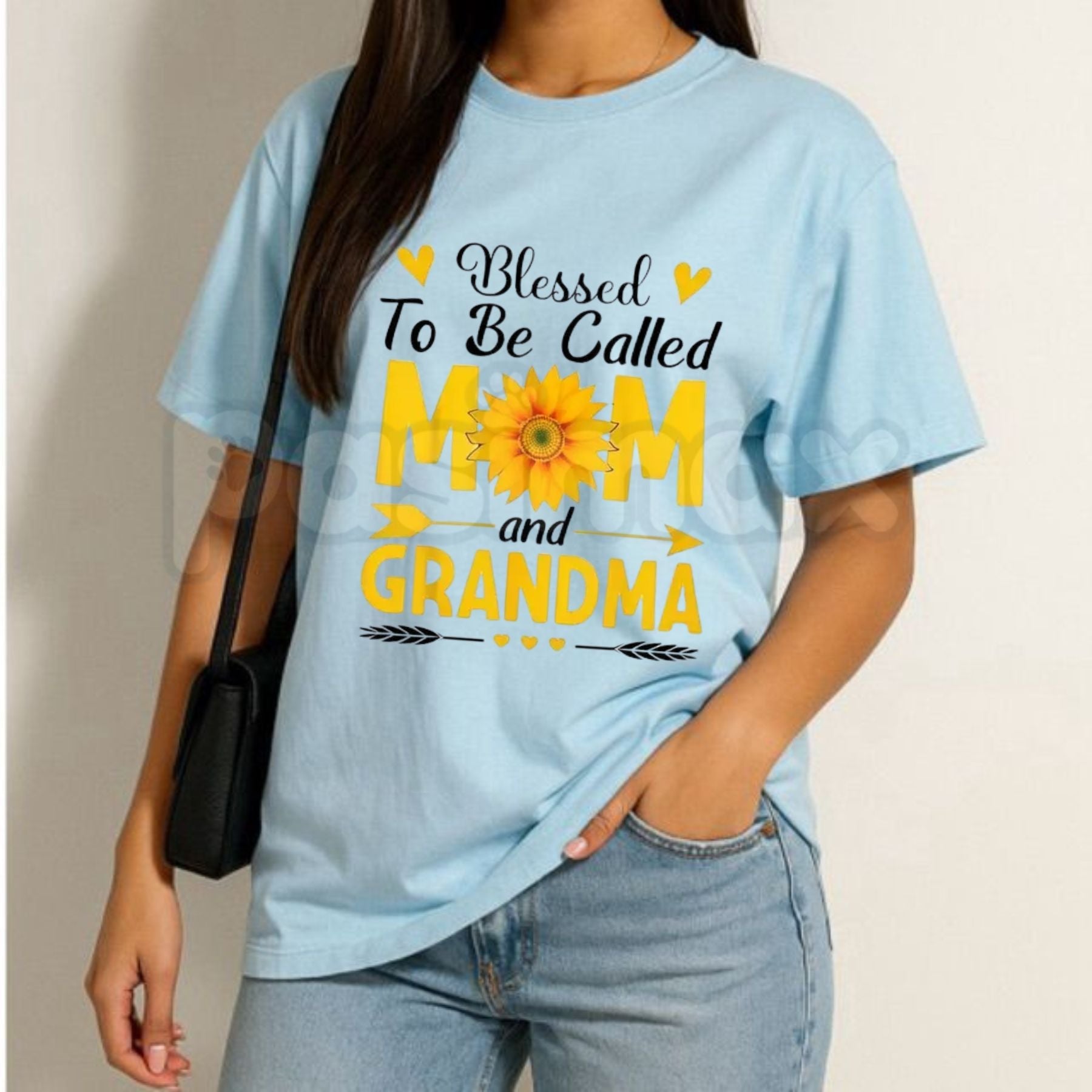 "Blessed To Be Called Mom And Grandma" T-Shirt – Cool Mother's Day Graphic Tee, Remastered Heavy Cotton Matriarch Top, Soft Lived-In Heavyweight Family Legacy Shirt, Made in USA