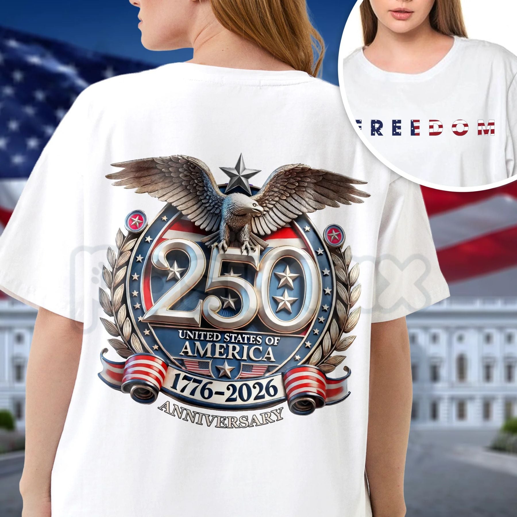 Official Freedom 250th Anniversary T-Shirt – USA 250 Years Independence 1776–2026 Graphic Tee