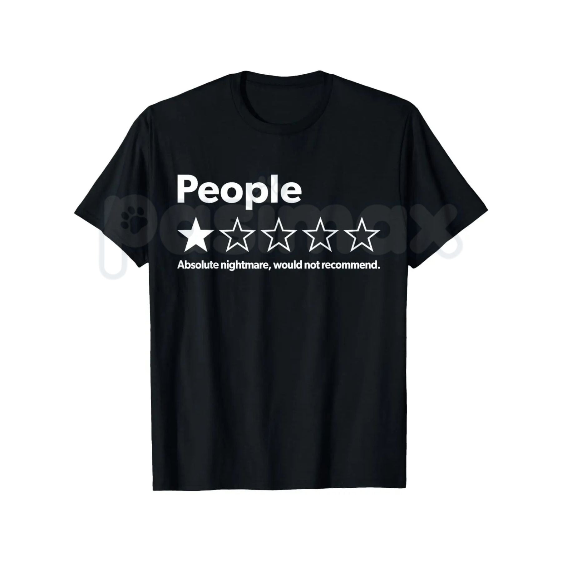 People Absolute Nightmare Shirt – Funny Sarcastic Review Hoodie & Introvert Humor Sweatshirt