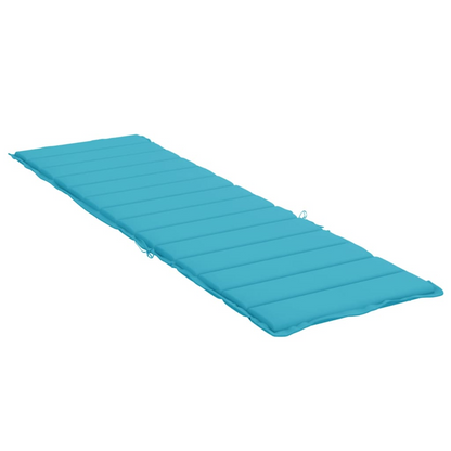 vidaXL Sun Lounger Cushion Turquoise Oxford Fabric