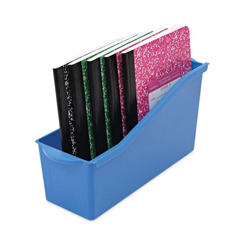 Antimicrobial Book Bin, 14.2 x 5.34 x 7.35, Blue