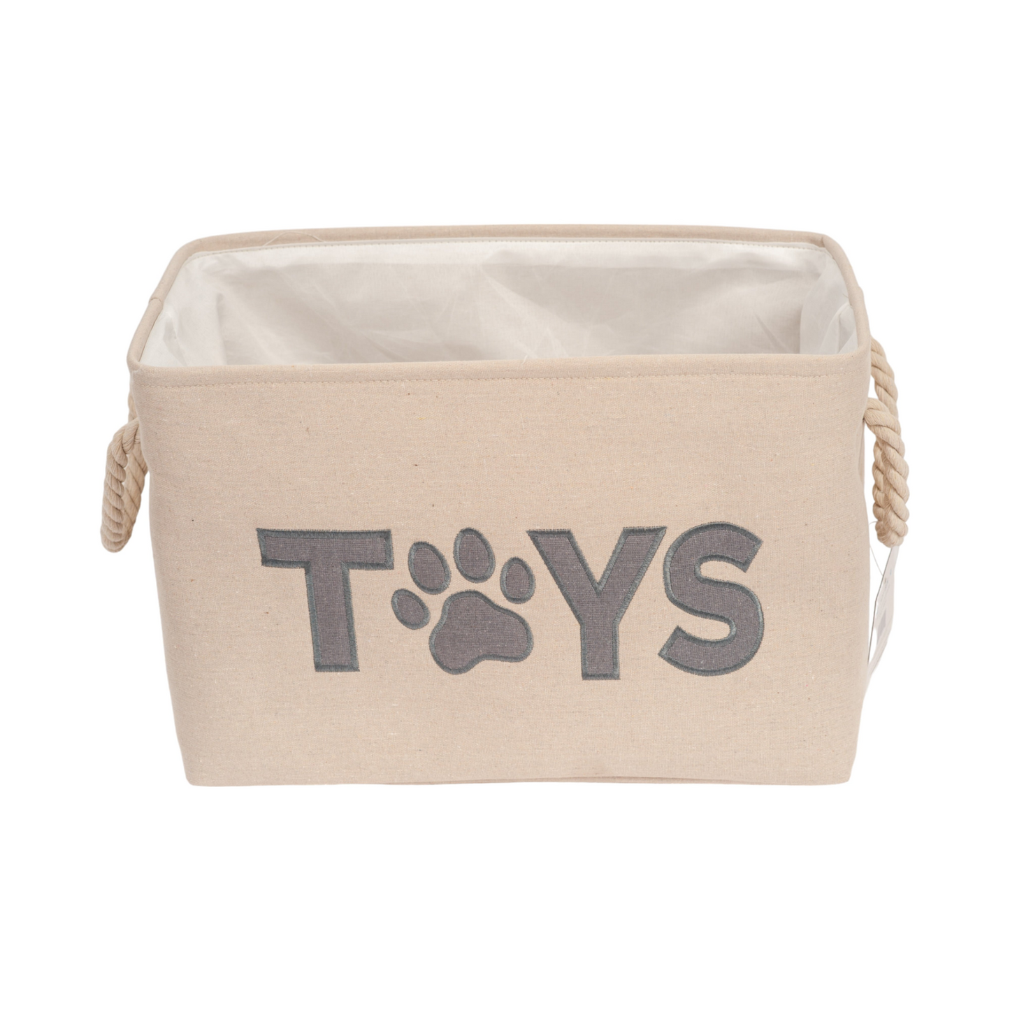 Country Living Foldable Fabric Dog Toy Storage Bin