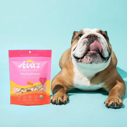 Ava's Pet Palace Organic Baked Dog Treats - Cheeze Pleeze (6 oz) / 2-Pack