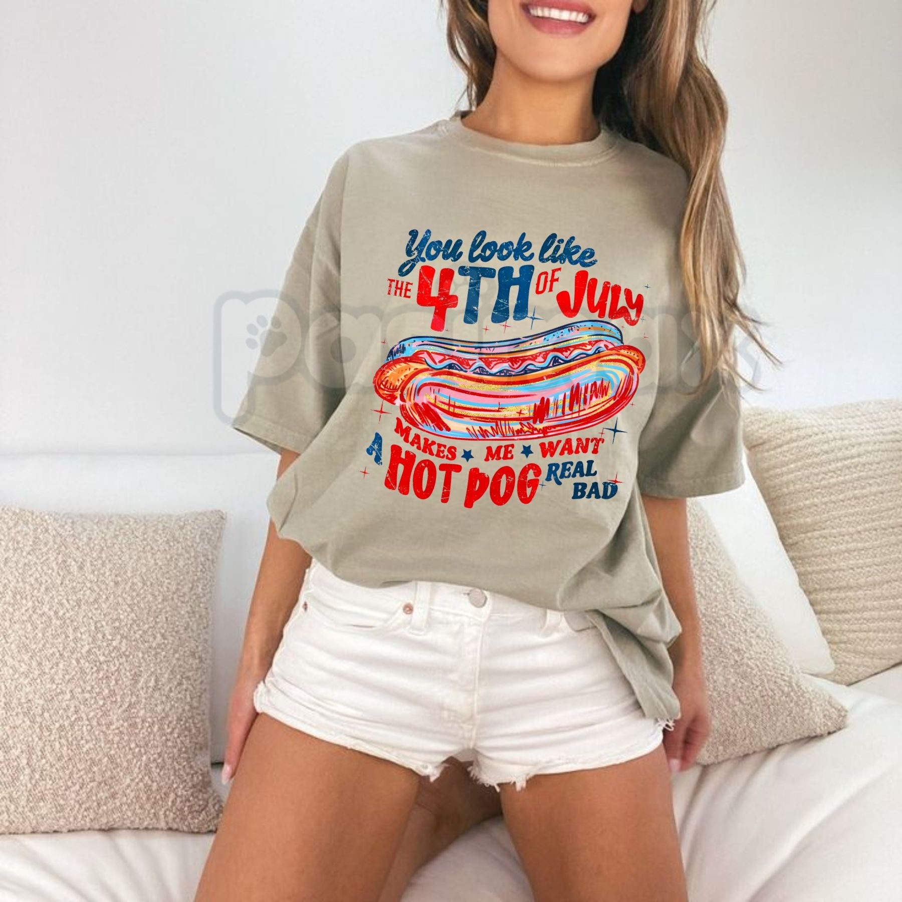 "You Look Like the 4th of July" T-Shirt – Festive Americana Graphic Tee