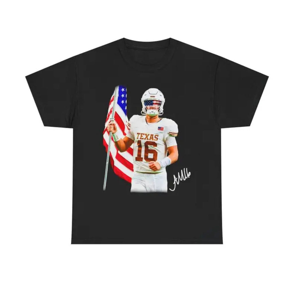 Arch Manning USA T-Shirt - Patriotic Football Fan Tee, Unisex Sports Apparel