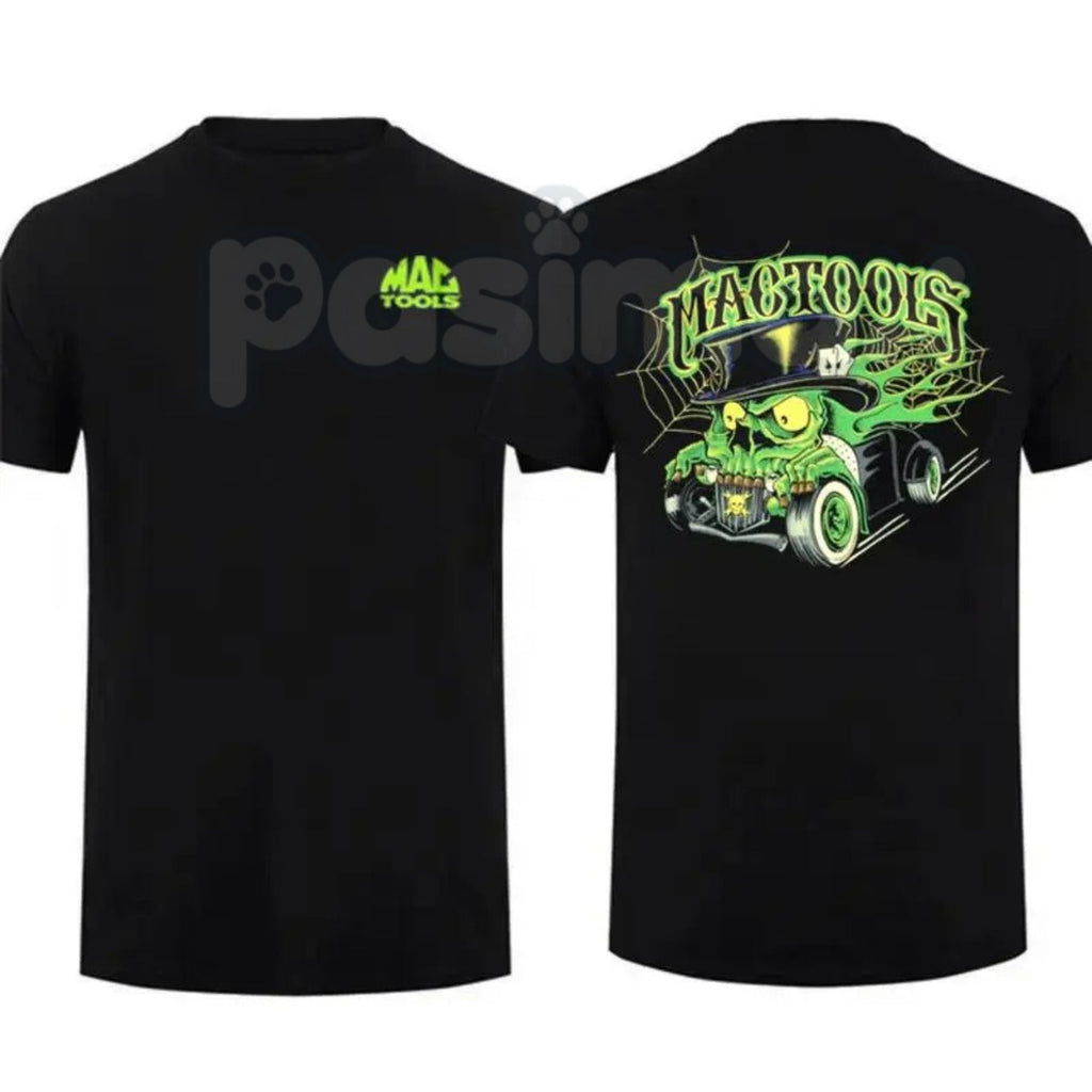 Vintage 90s Mac Tools "Rat Fink Style" T-Shirt – Hotrod Ratrod Ed Roth Graphic Tee, Premium 100% Cotton Mechanic Humor Top, Soft Lived-In Heavyweight Kustom Kulture Shirt, Made in USA