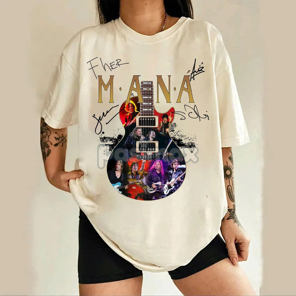 Maná Tour 2025 Vintage Latin Rock Shirt - Retro Band T-Shirt for Men & Women, Official Fan Merch