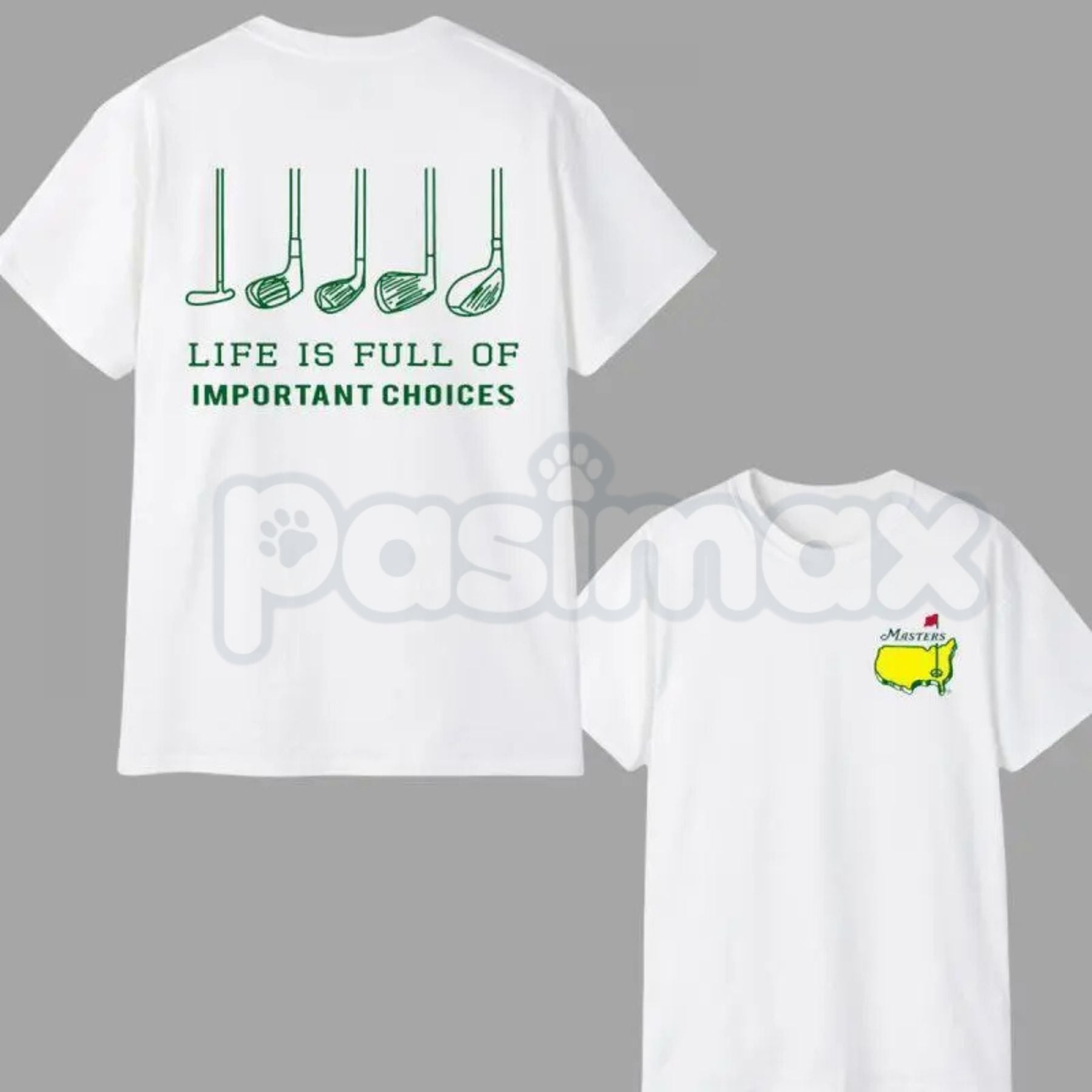 "The Masters" Premium Golf T-Shirt – New Edition Master Golfing Tee, 100% Cotton Gift for Him, Soft Lived-In Heavyweight Tournament Style Shirt, Made in USA
