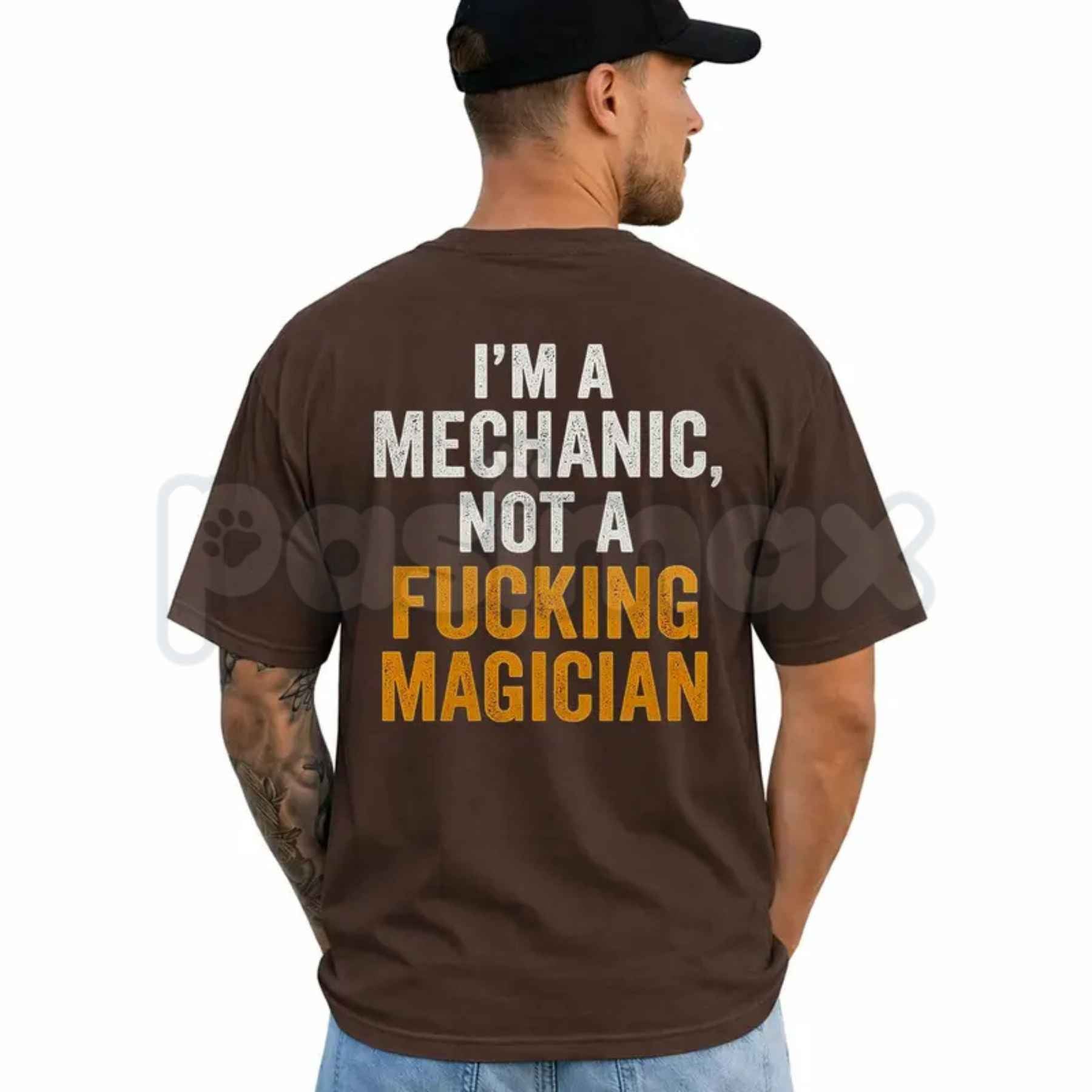 I'm A Mechanic Not A Magician T-Shirt – Funny Auto Mechanic Tee, Humorous Garage Worker Unisex Repair Shop Graphic Shirt