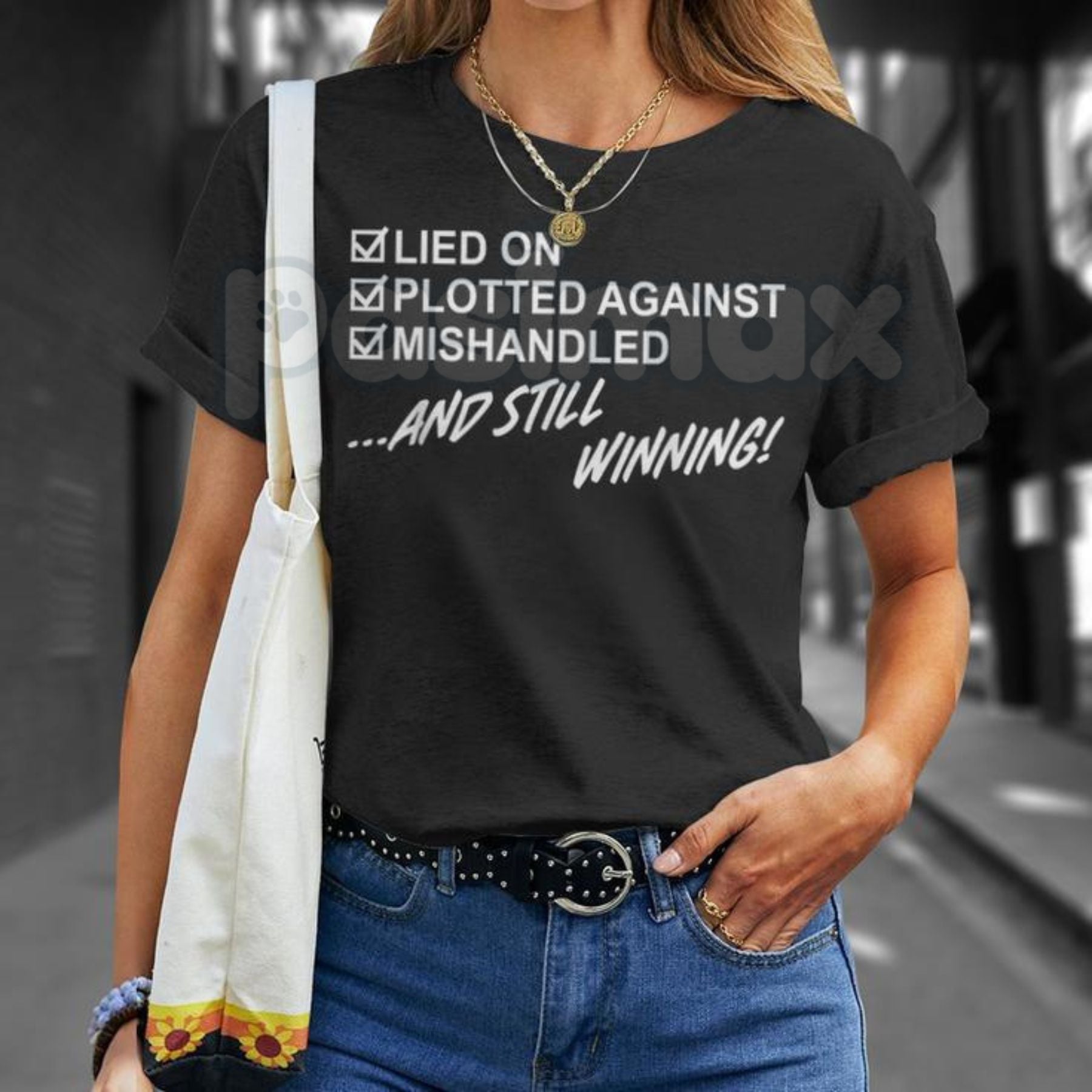 "Still Winning" Resilience T-Shirt - Lied On Plotted Against Mishandled Graphic Tee, Inspirational Survival Quote Shirt, Motivational Hustle Apparel, Premium Heavyweight Unisex Success Top, Overcomer Statement Shirt