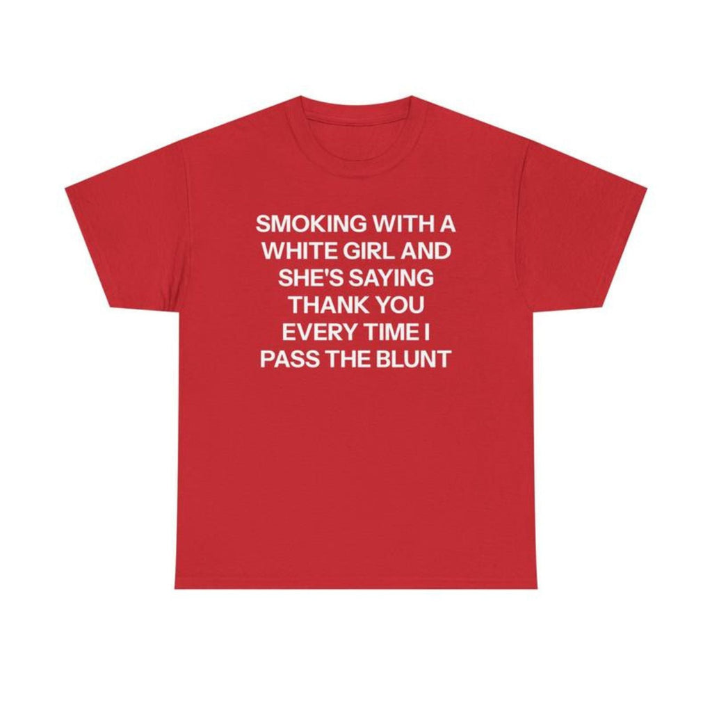 "She's Saying Thank You" T-Shirt - Funny Internet Meme Tee, Viral Humor Graphic Shirt