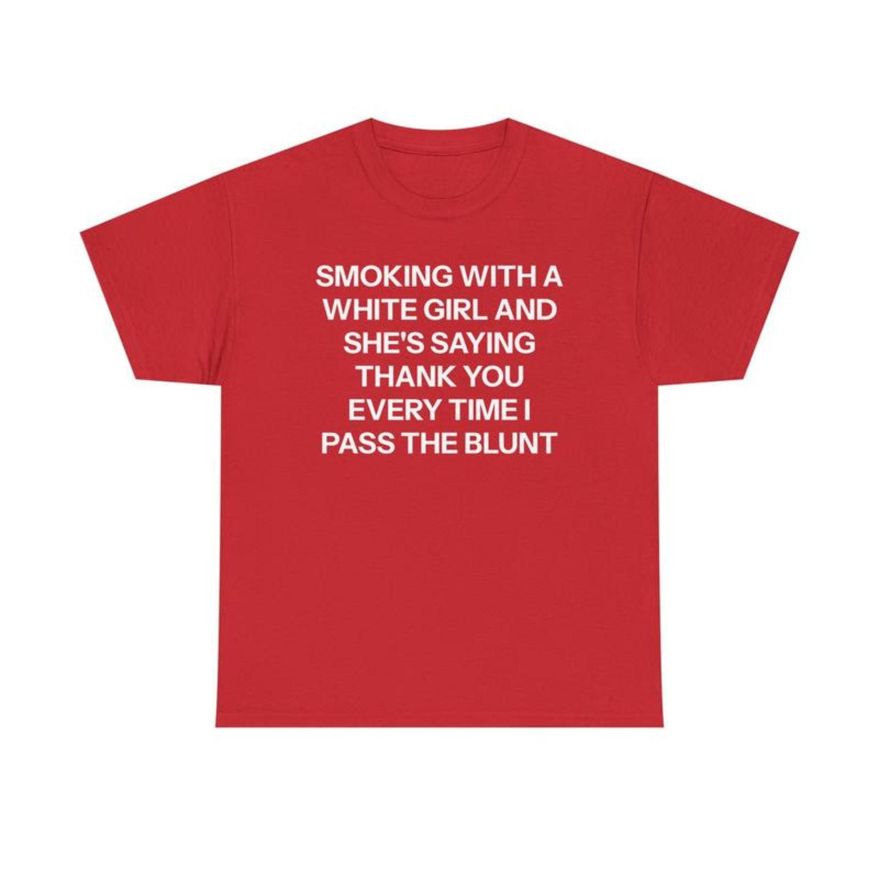 "She's Saying Thank You" T-Shirt - Funny Internet Meme Tee, Viral Humor Graphic Shirt