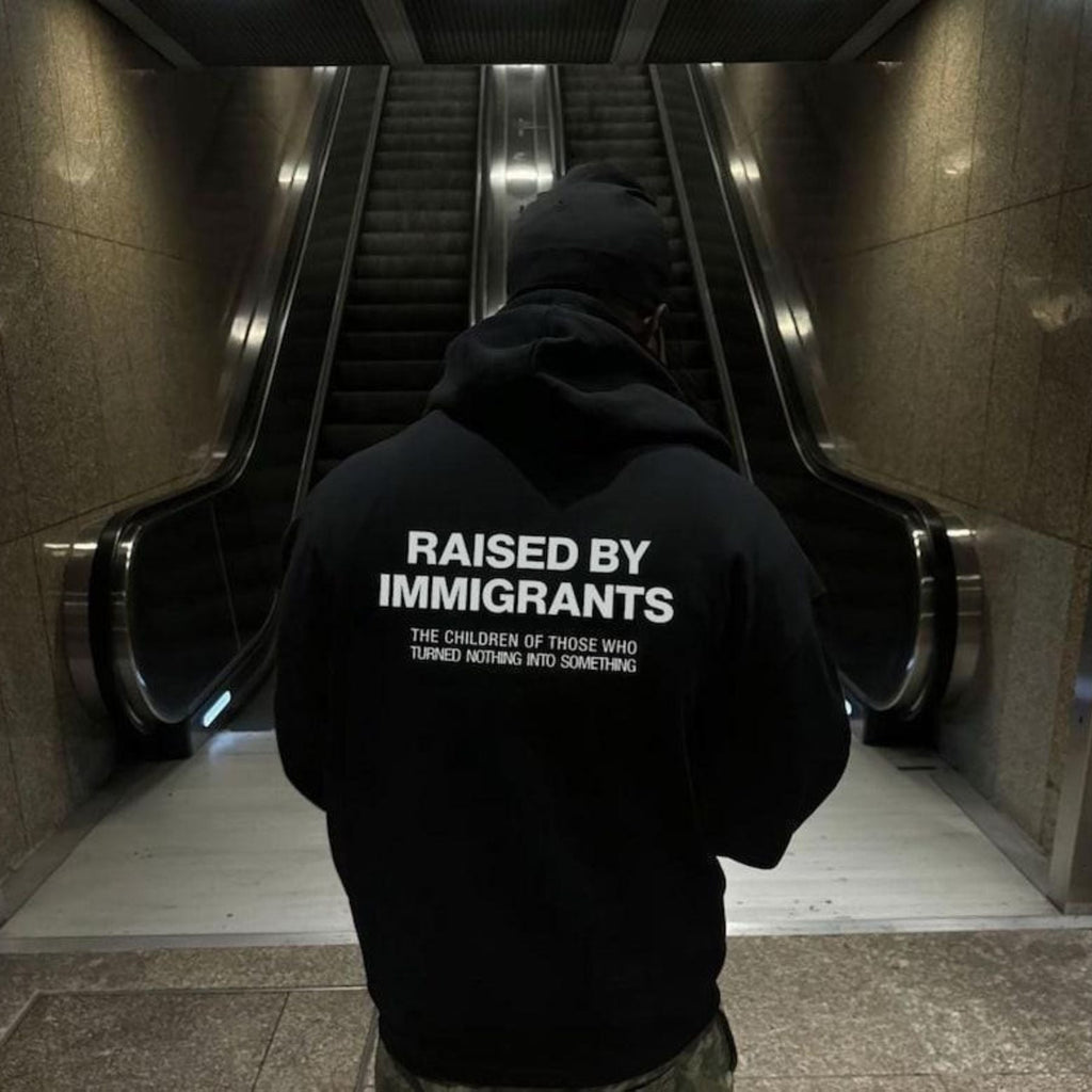 Raised By Immigrants Hoodie – Proud Daughter, Dreamer & Mexican Culture Statement Piece, Funny Graphic Pullover