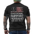 Emotional Support Husband – Funny Husband Graphic Hoodie, Sarcastic Marriage Sweatshirt & T-Shirt
