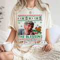 "The Blessing - Grace She Pass Away" Christmas Vacation Shirt - Funny Holiday Movie, Cousin Eddie Quote Tee