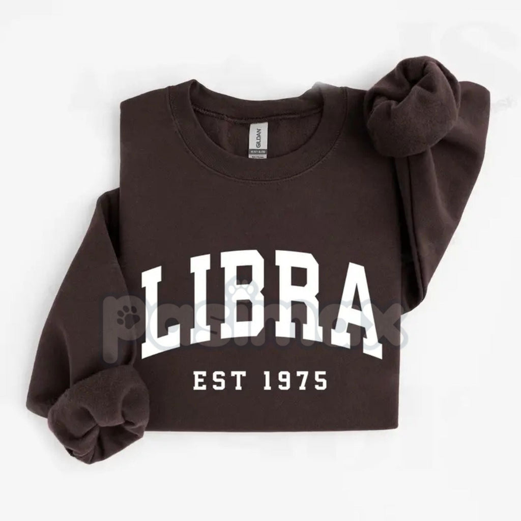 Vintage Zodiac Constellation Sweatshirt – Personalized Astrology Est. [Year] Apparel