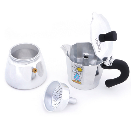 Any Morning Hes-3 Aluminum Espresso Coffee Maker 120 ml