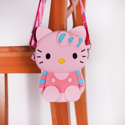 Ogi Mogi Toys Silicone Pink Cat Shoulder Bag