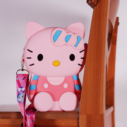 Ogi Mogi Toys Silicone Pink Cat Shoulder Bag