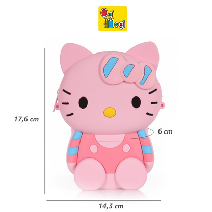 Ogi Mogi Toys Silicone Pink Cat Shoulder Bag