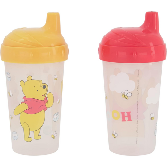 Winnie the Pooh 2 Pack Hard Spout Sippy Cup