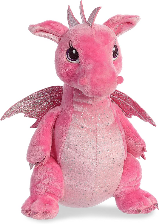 Aurora Dahlia Dragon Sparkle Tales Plush Dragon 12"