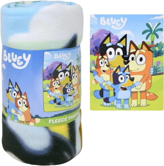 Bluey Fleece Throw Blanket, 45" x 60"