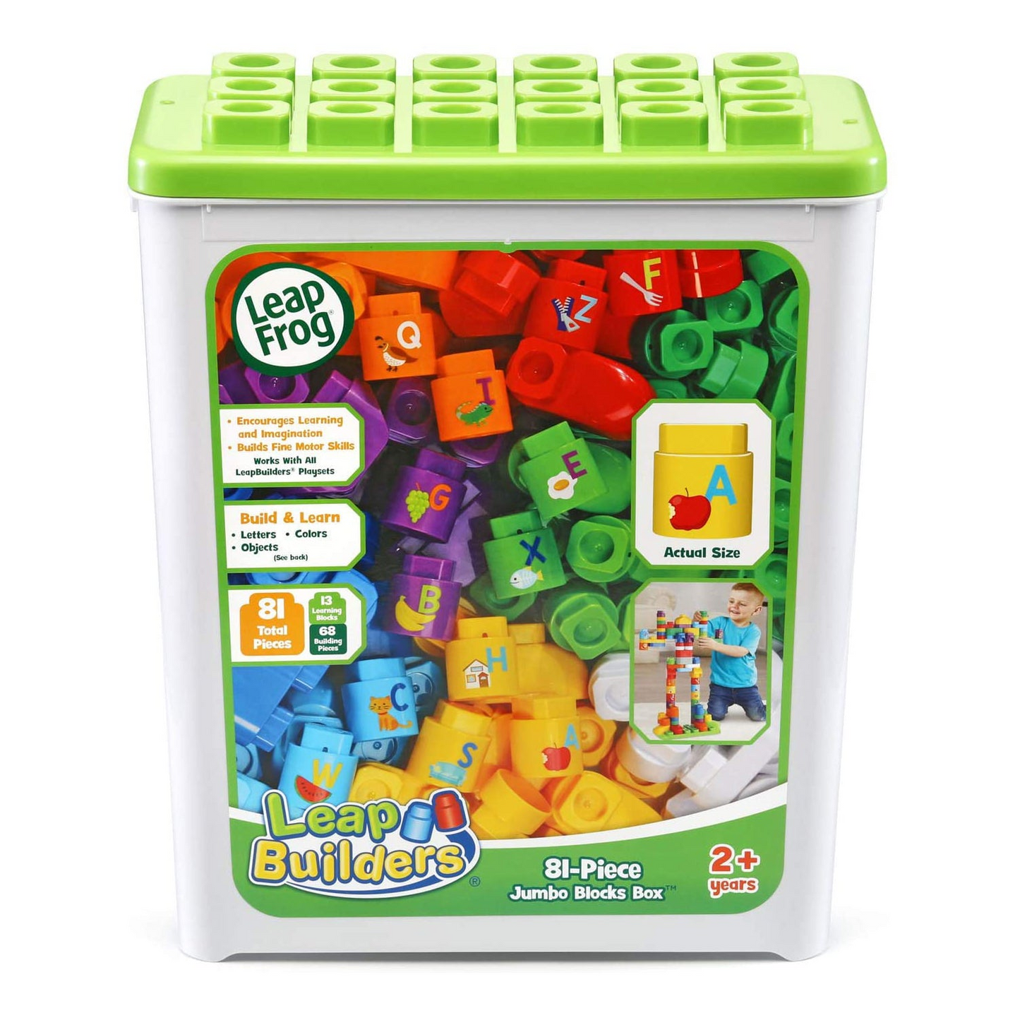 LeapFrog LeapBuilders 81-Piece Jumbo Blocks Box